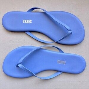 Tkees Perwinkle Blue Lavender Flat Thong Flip Flop Sandal Shoes Resort Women 4